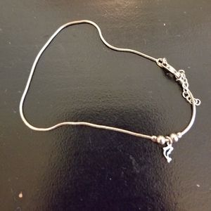 Sterling Silver Dolphin Ankle Bracelet